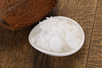 Dietary Coconut oil in the bowl