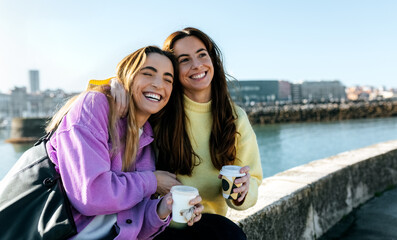 Two best friends in the city