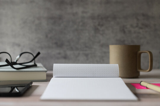Notepad and work space