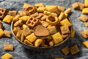 Homemade Salty Party Snack Mix