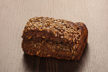 Organic Rye cereal crust bread