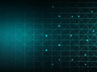 d illustration Abstract futuristic electronic circuit technology background