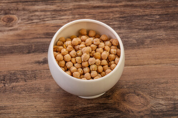 Vegan cuisine - Dry chickpea heap