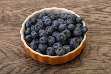 Ripe sweet tasty blueberries heap