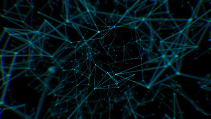 background with particles