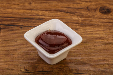 Traditional Barbicue sauce in the bowl