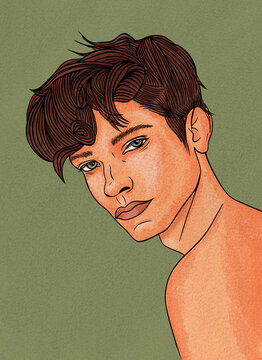 Portrait of a young man