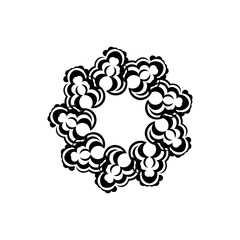 Celtics round ornament. Good for logos, tattoos, prints and postcards. Vector illustration