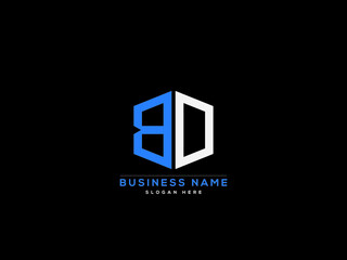 Letter BD Logo, creative bd logo icon vector for business