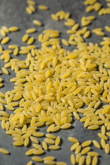 Raw Organic Dry Orzo Pasta