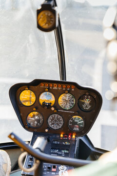 Control panel of a helicopter