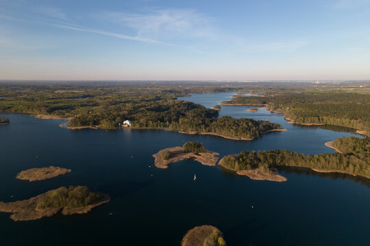 Scenic View Of Islands On The Lake