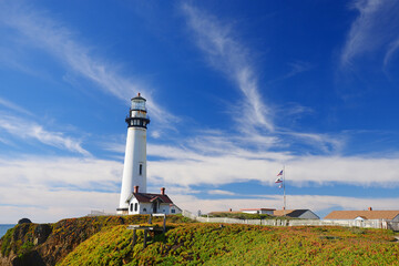 Fototapeta na wymiar pigeon point lighthouse