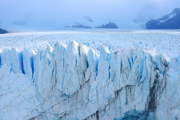 Fototapeta na wymiar top of glacier