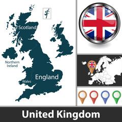 Map of United Kingdom