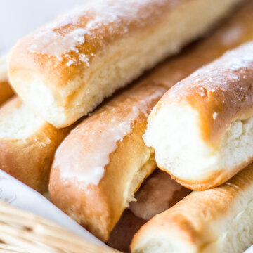 Closeup shot of typical pastries of Valencia, Spain