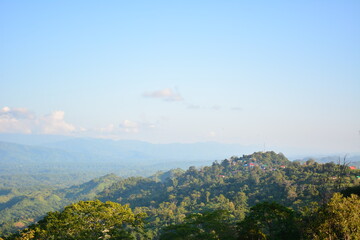 Blue sky with some clouds. blue sky clouds, summer skies, cloudy blue sky