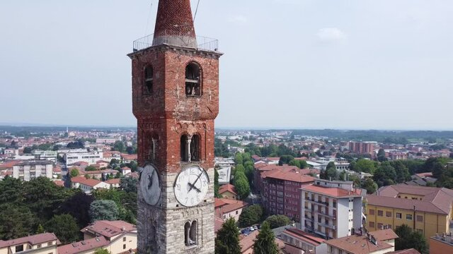 Urban landscape of Cant&ugrave;, aerial view