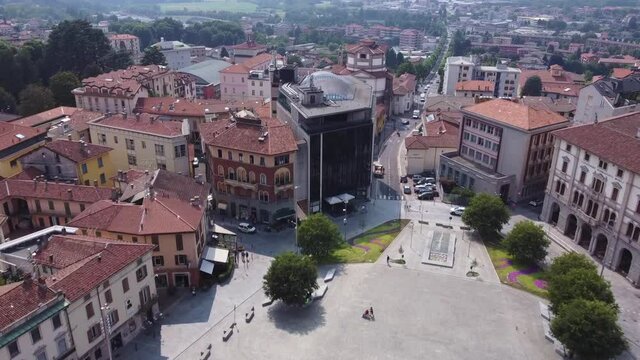 Urban landscape of Cant&ugrave;, aerial view