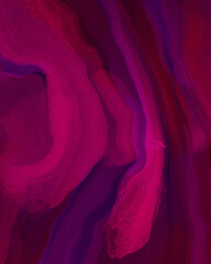 Neon abstraction on black background