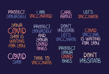 covid vaccine phrases