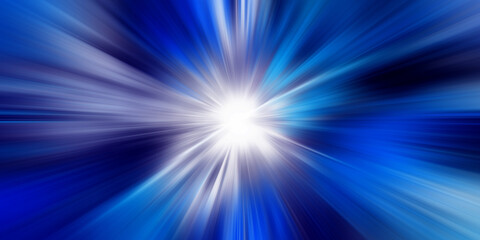  Starburst Blue Light Beam Abstract Background
