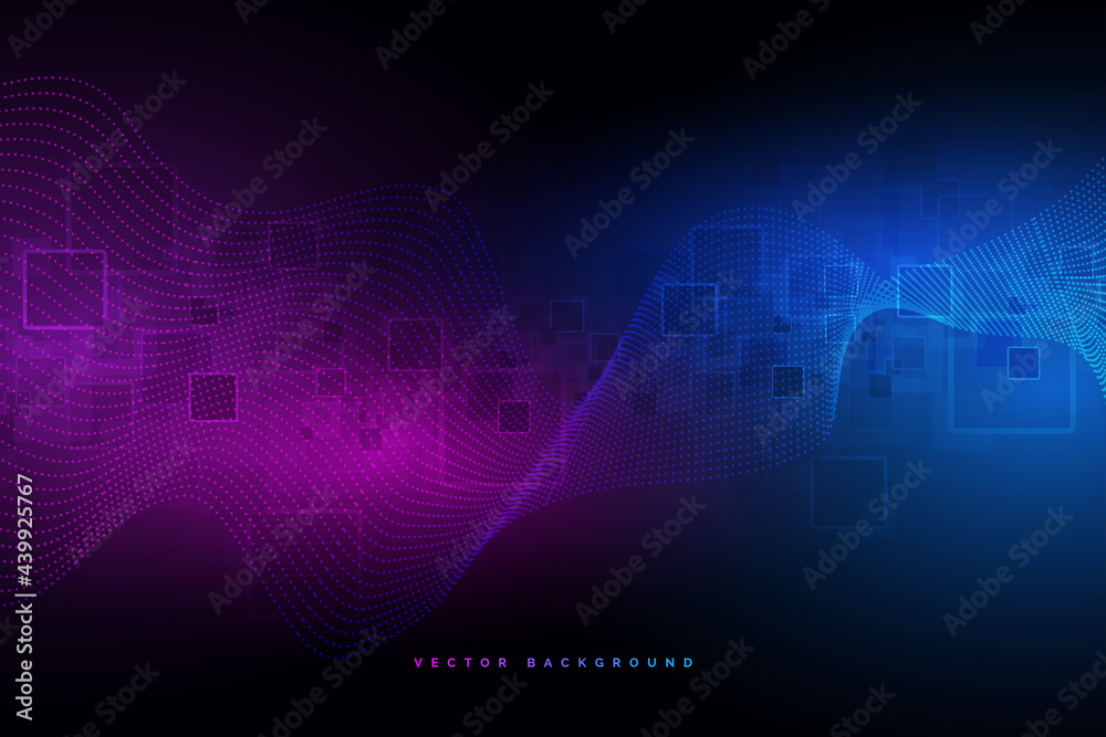 Poster global network connection.abstract background technology graphic design. network wireless systems an