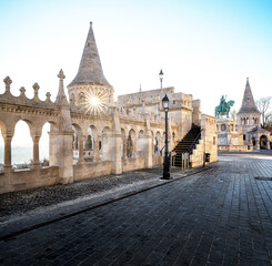 Fisherman's Bastion, Budapest in the morning