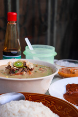 Soto Betawi, A Delicious Beef with Milk Stew from Jakarta Indonesia