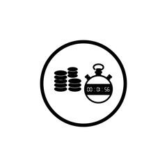 fast cash return vector, Money refund icon