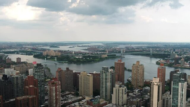 Randall's Island Aerial View From Manhattan New York City NYC