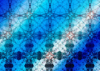 abstract blue background with bubbles