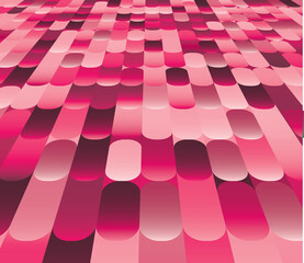Halftone background with perspective effect. Drawing on the floor or ceiling