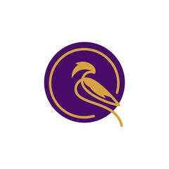 A Bird Logo Monogram Simple Easy to Remember