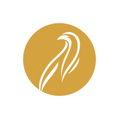 A Bird Logo Monogram Simple Easy to Remember