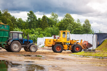 Agricultural machinery for harvesting silage. 