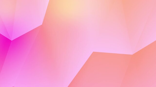 abstract animation of slow motion of geometric colourful background, 4K seamless live wallpaper