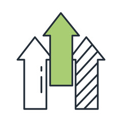 ascending arrows design