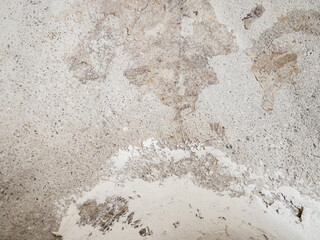 Wasted concrete wall by time.