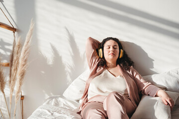 Portrait of a relaxed young woman.