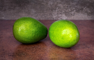 avocado on the table in the kitchen