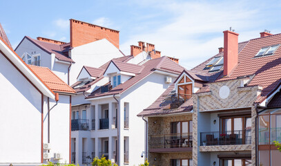 Residential district in Zelenogradsk. Kaliningrad oblast, Russia.