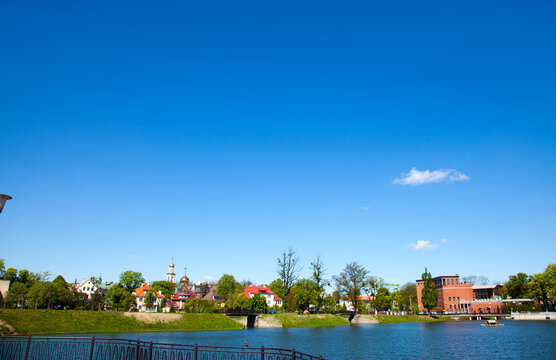 View of the Kaliningrad, Russia. "Amalienau" district.