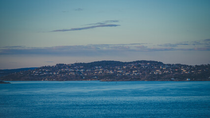 A North Sea sunset, near Kristiansand, Norway
