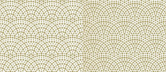 Fish scales seamless pattern. Vector monochrome illustration