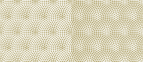 Fish scales seamless pattern. Vector monochrome illustration