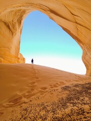 arch in the desert