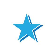 Star modern logo design. Flat vector icon illustration