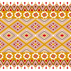seamless pattern Geometric Ethnic textile tribal ikat pattern American African African  fabric motif mandalas native boho bohemian carpet 