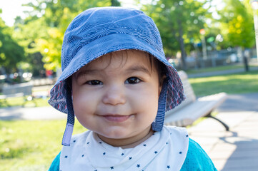 beautiful happy baby girl